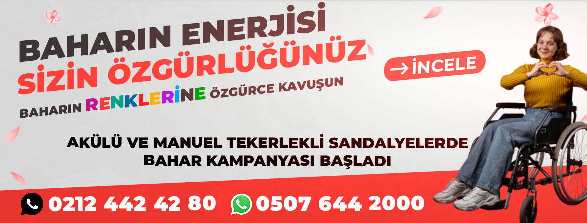 Bahar Kampanyası Tekerlekli sandalye 