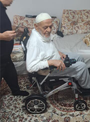 Akülü sandalye teslimatı