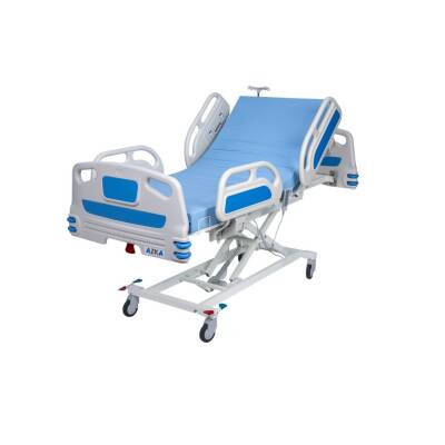 AZKA 3001 3 Motorlu ABS Korkuluklu Hasta Karyolası - 1