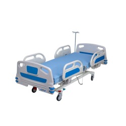 AZKA 3001 3 Motorlu ABS Korkuluklu Hasta Karyolası - 2