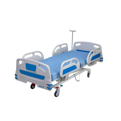 AZKA 3001 3 Motorlu ABS Korkuluklu Hasta Karyolası - 2