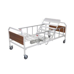AZKA DD01 Dual Motorlu Alüminyum Korkuluklu Demonte Hasta Karyolası - 5