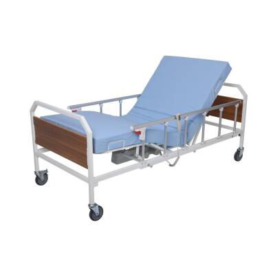 AZKA DD01 Dual Motorlu Alüminyum Korkuluklu Demonte Hasta Karyolası - 6