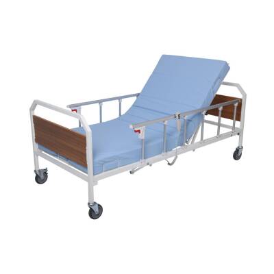AZKA DD01 Dual Motorlu Alüminyum Korkuluklu Demonte Hasta Karyolası - 7