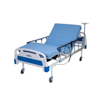 AZKA DE03 Dual Motorlu Alümi̇nyum Korkuluklu Ekonomi̇k Hasta Karyolası - 1
