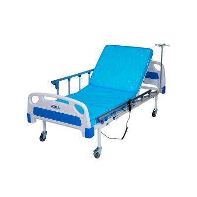 AZKA DE03 Dual Motorlu Alümi̇nyum Korkuluklu Ekonomi̇k Hasta Karyolası - 4