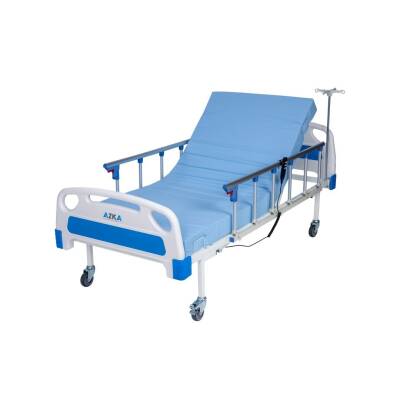 AZKA DE03 Dual Motorlu Alümi̇nyum Korkuluklu Ekonomi̇k Hasta Karyolası - 6