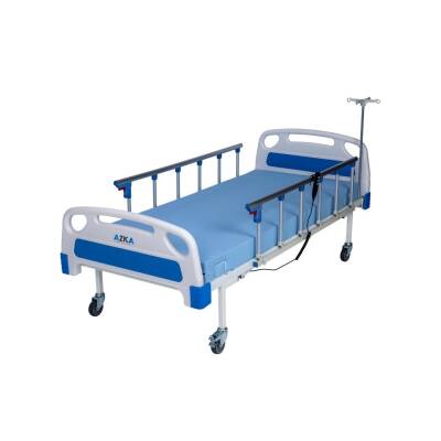 AZKA DE03 Dual Motorlu Alümi̇nyum Korkuluklu Ekonomi̇k Hasta Karyolası - 8