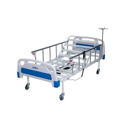 AZKA DE04 Dual Motorlu Alümi̇nyum Korkuluklu Ekonomi̇k Hasta Karyolası - 3