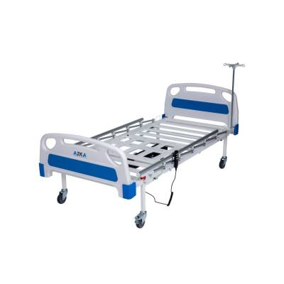 AZKA DE04 Dual Motorlu Alümi̇nyum Korkuluklu Ekonomi̇k Hasta Karyolası - 5