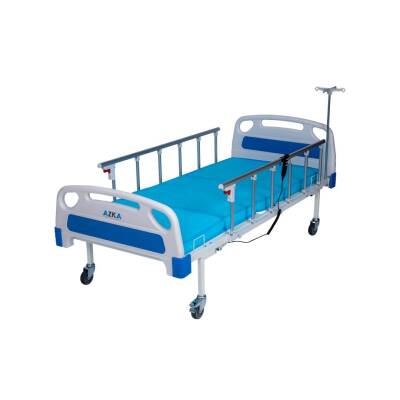 AZKA DE04 Dual Motorlu Alümi̇nyum Korkuluklu Ekonomi̇k Hasta Karyolası - 6