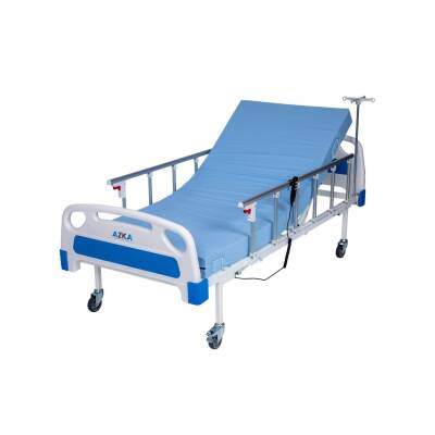 AZKA DE04 Dual Motorlu Alümi̇nyum Korkuluklu Ekonomi̇k Hasta Karyolası - 7