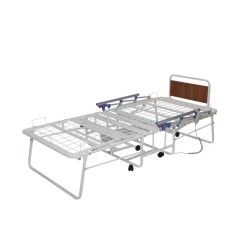 AZKA DF01 Dual Motorlu Alümi̇nyum Korkuluklu Katlanabi̇li̇r Hasta - 3