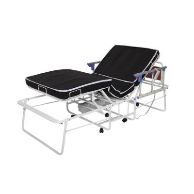 AZKA DF01 Dual Motorlu Alümi̇nyum Korkuluklu Katlanabi̇li̇r Hasta - 4