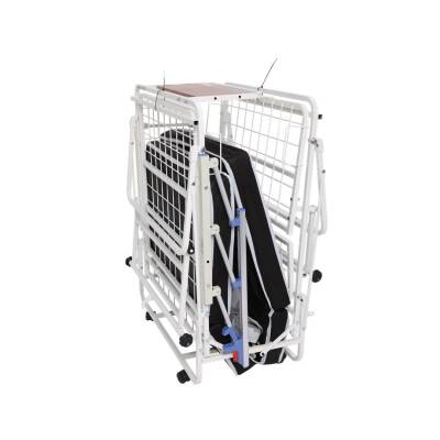 AZKA DF01 Dual Motorlu Alümi̇nyum Korkuluklu Katlanabi̇li̇r Hasta - 7