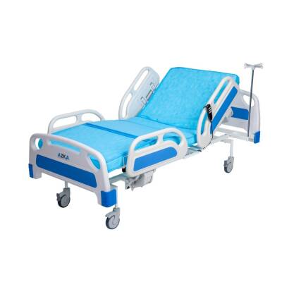 AZKA DFA1 Dual Motorlu ABS Korkuluklu Ekonomi̇k Hasta Karyolası - 1