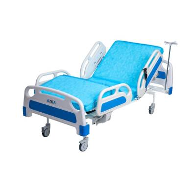 AZKA DFA1 Dual Motorlu ABS Korkuluklu Ekonomi̇k Hasta Karyolası - 6