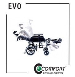 COMFORT EMBARCE ÖZELLİKLİ TEKERLEKLİ SANDALYE CP - SIRTI YATARLI - COMFORT