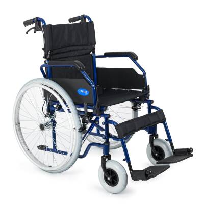 Comfort Plus DM-321 45cm Lacivert Alüminyum Özellikli Tekerlekli Sandalye - 1