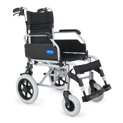 Comfort Plus DM-337 40cm Silver Alüminyum Özellikli Transfer Tekerlekli Sandalye - 1