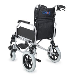 Comfort Plus DM-337 40cm Silver Alüminyum Özellikli Transfer Tekerlekli Sandalye - 4