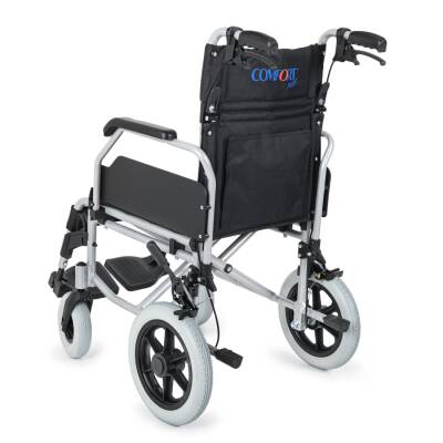 Comfort Plus DM-337 40cm Silver Alüminyum Özellikli Transfer Tekerlekli Sandalye - 4