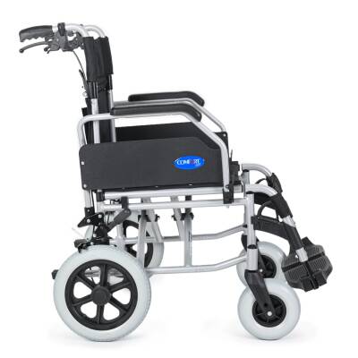 Comfort Plus DM-337 40cm Silver Alüminyum Özellikli Transfer Tekerlekli Sandalye - 5