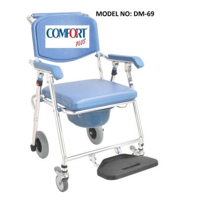 Comfort Plus DM-69 Banyo ve Tuvalet Özellikli Tekerlekli Sandalye - 1