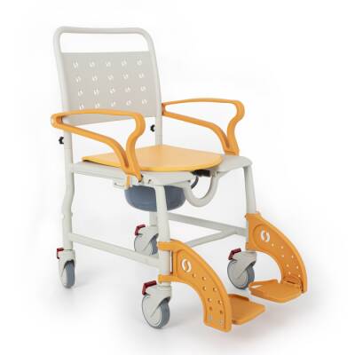 Comfort Plus DM-8088A Banyo ve Tuvalet Sandalyesi Lacivert-Turuncu - 2