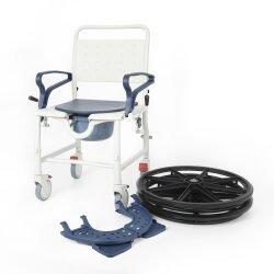 Comfort Plus DM-8088B Banyo ve Tuvalet Sandalyesi Lacivert-Turuncu - 7