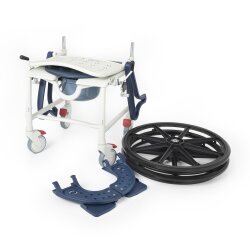 Comfort Plus DM-8088B Banyo ve Tuvalet Sandalyesi Lacivert-Turuncu - 8