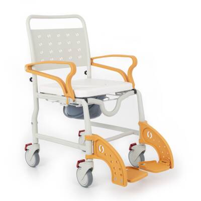 Comfort Plus DM-8088C Soft Banyo ve Tuvalet Sandalyesi Turuncu-Lacivert - 2