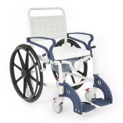 Comfort Plus DM-8088D Soft Banyo ve Tuvalet Tekerlekli Sandalye Turuncu-Lacivert - COMFORT PLUS