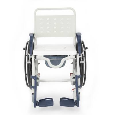 Comfort Plus DM-8088D Soft Banyo ve Tuvalet Tekerlekli Sandalye Turuncu-Lacivert - 3