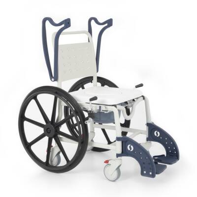 Comfort Plus DM-8088D Soft Banyo ve Tuvalet Tekerlekli Sandalye Turuncu-Lacivert - 7