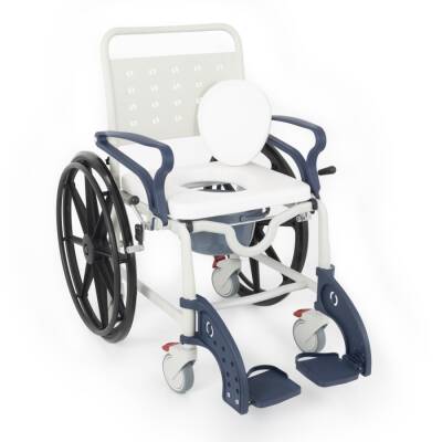 Comfort Plus DM-8088D Soft Banyo ve Tuvalet Tekerlekli Sandalye Turuncu-Lacivert - 8