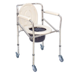 Comfort Plus DM696 Tekerlekli Kovalı Komot - 1