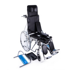 Comfort Plus DY02608GC Sırtı Yatar Ayak Kalkar Tuvalet Özellikli Tekerlekli Sandalye - 5