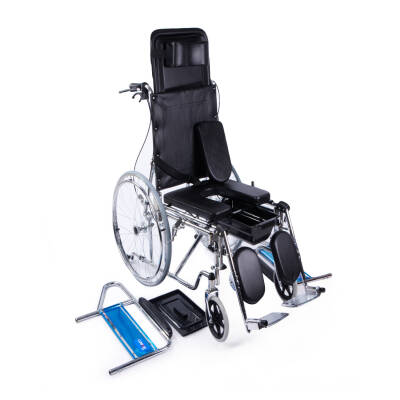 Comfort Plus DY02608GC Sırtı Yatar Ayak Kalkar Tuvalet Özellikli Tekerlekli Sandalye - 5