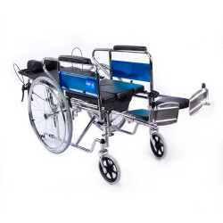 Comfort Plus DY02608GC Sırtı Yatar Ayak Kalkar Tuvalet Özellikli Tekerlekli Sandalye - 4