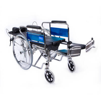 Comfort Plus DY02608GC Sırtı Yatar Ayak Kalkar Tuvalet Özellikli Tekerlekli Sandalye - 4