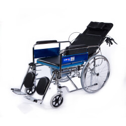 Comfort Plus DY02609GC Sırtı Yatar Ayak Kalkar Tuvalet Özellikli Tekerlekli Sandalye - 4