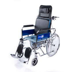 Comfort Plus DY02609GC Sırtı Yatar Ayak Kalkar Tuvalet Özellikli Tekerlekli Sandalye - 1