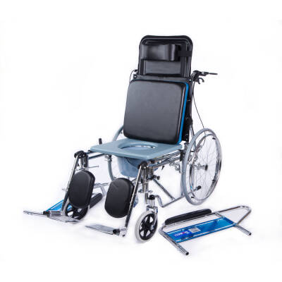 Comfort Plus DY02609GC Sırtı Yatar Ayak Kalkar Tuvalet Özellikli Tekerlekli Sandalye - 3