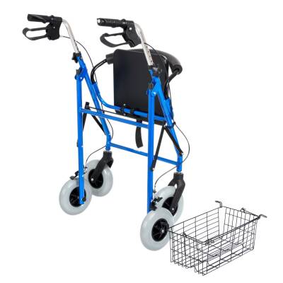 Comfort Plus DY049146L Kalın Tekerlekli Rolatör Yürüteç - 6