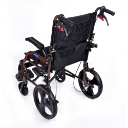 Comfort Plus GK863LABJ-12 Jet Black Transfer Alüminyum Tekerlekli Sandalye - 6