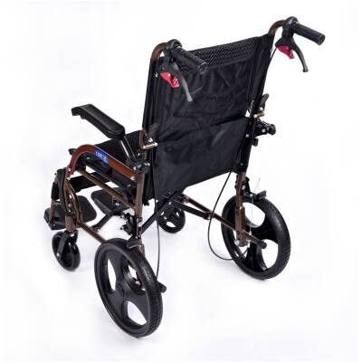 Comfort Plus GK863LABJ-12 Jet Black Transfer Alüminyum Tekerlekli Sandalye - 6