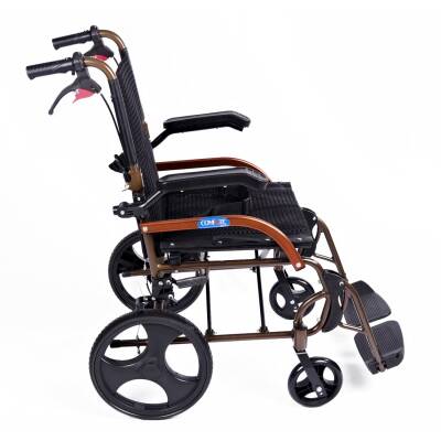 Comfort Plus GK863LABJ-12 Jet Black Transfer Alüminyum Tekerlekli Sandalye - 3