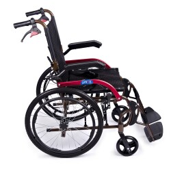 Comfort Plus GK863LAJ-20 Jet Black Transfer Alüminyum Tekerlekli Sandalye - 4
