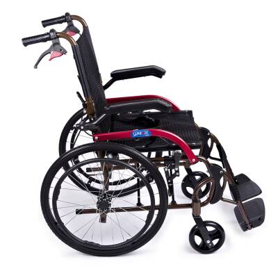 Comfort Plus GK863LAJ-20 Jet Black Transfer Alüminyum Tekerlekli Sandalye - 4